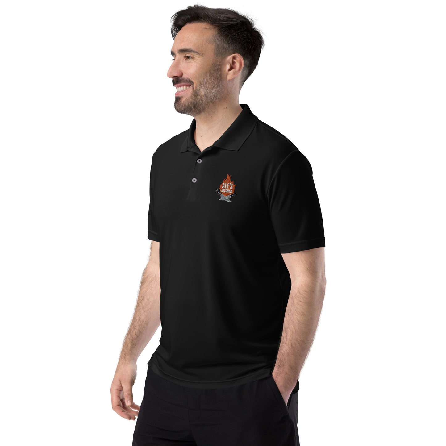 Alf's Kitchen - adidas performance polo shirt