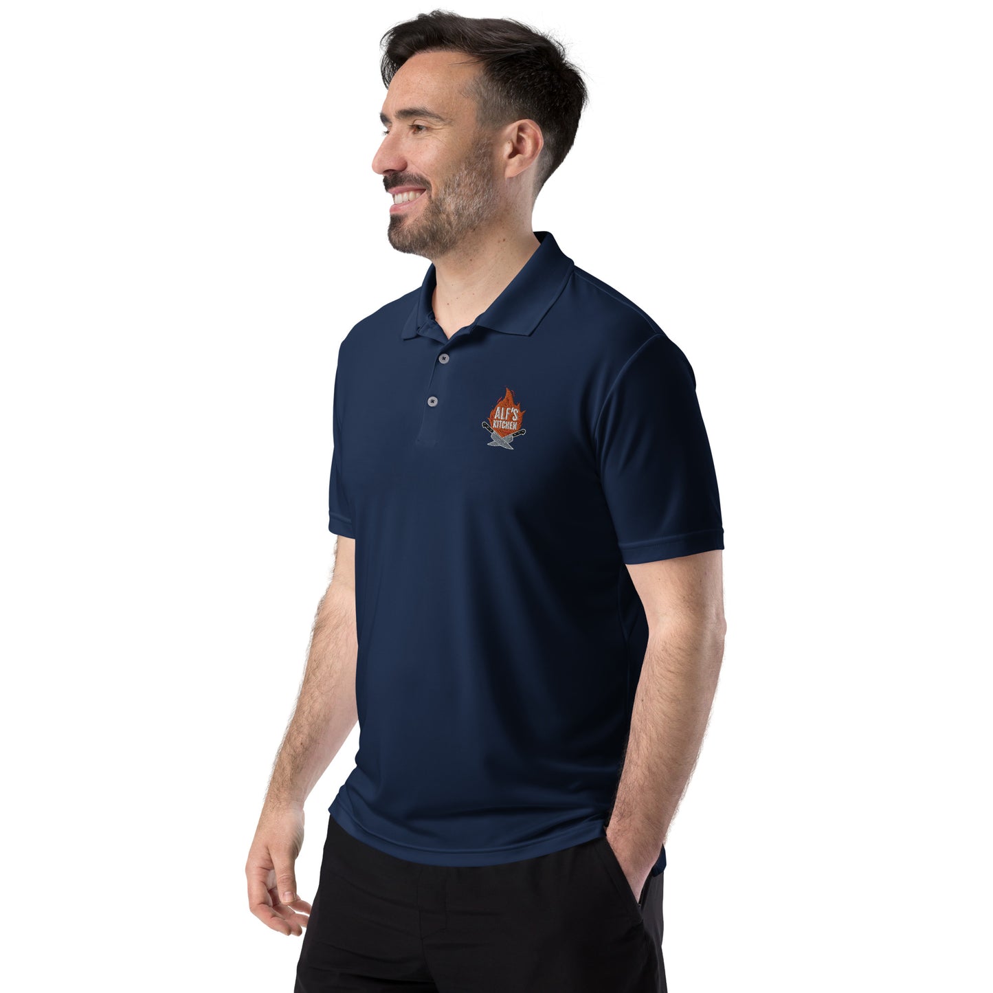 Alf's Kitchen - adidas performance polo shirt