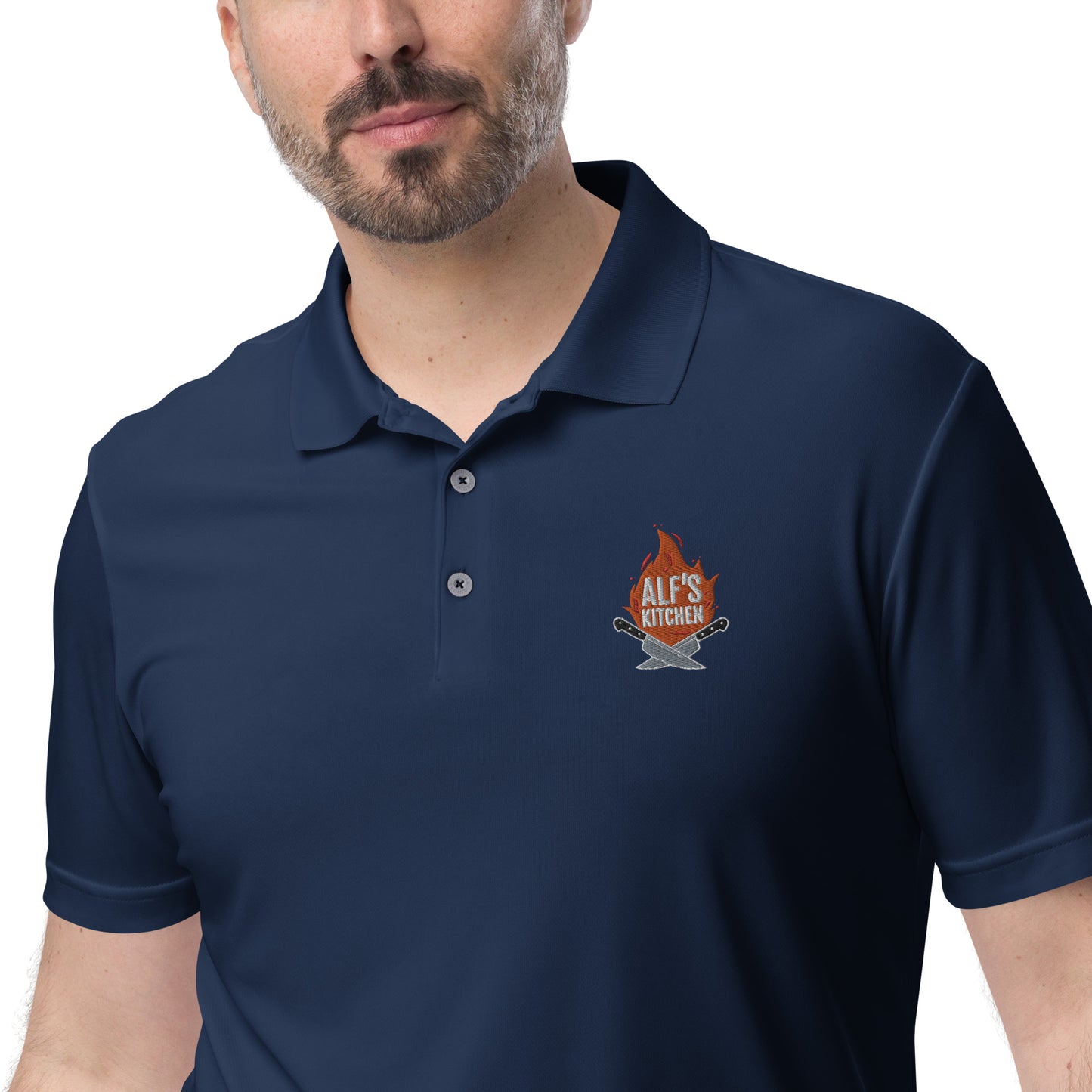 Alf's Kitchen - adidas performance polo shirt