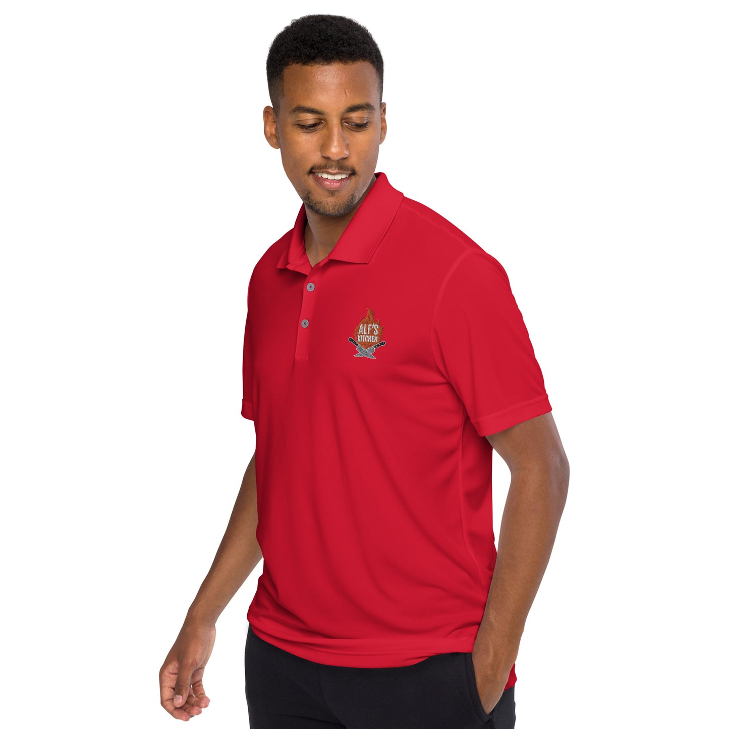 Alf's Kitchen - adidas performance polo shirt