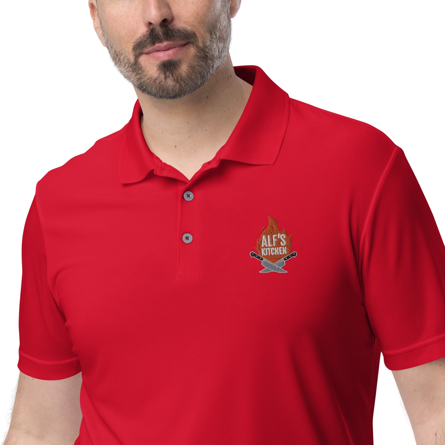 Alf's Kitchen - adidas performance polo shirt