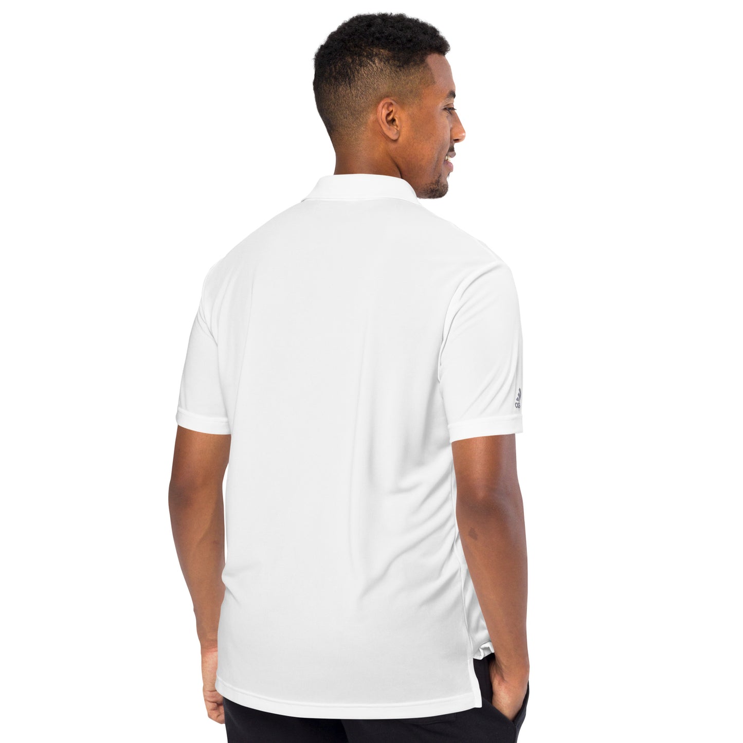 Alf's Kitchen - Knife logo - Adidas performance polo shirt