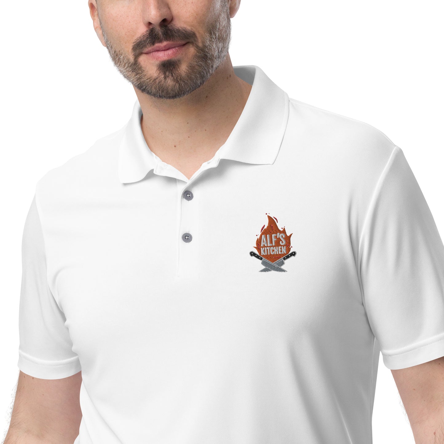 Alf's Kitchen - adidas performance polo shirt