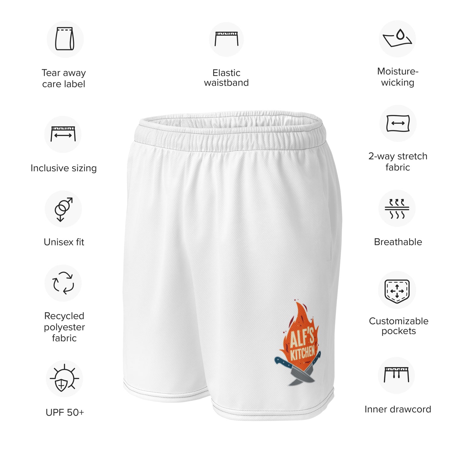 Alf's Kitchen - Unisex mesh shorts