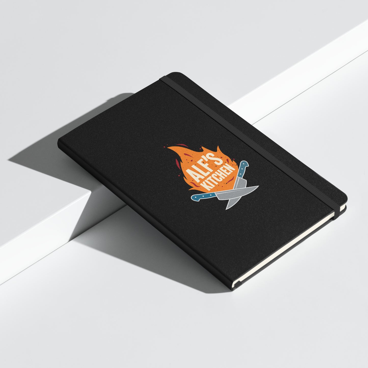 Hardcover bound notebook