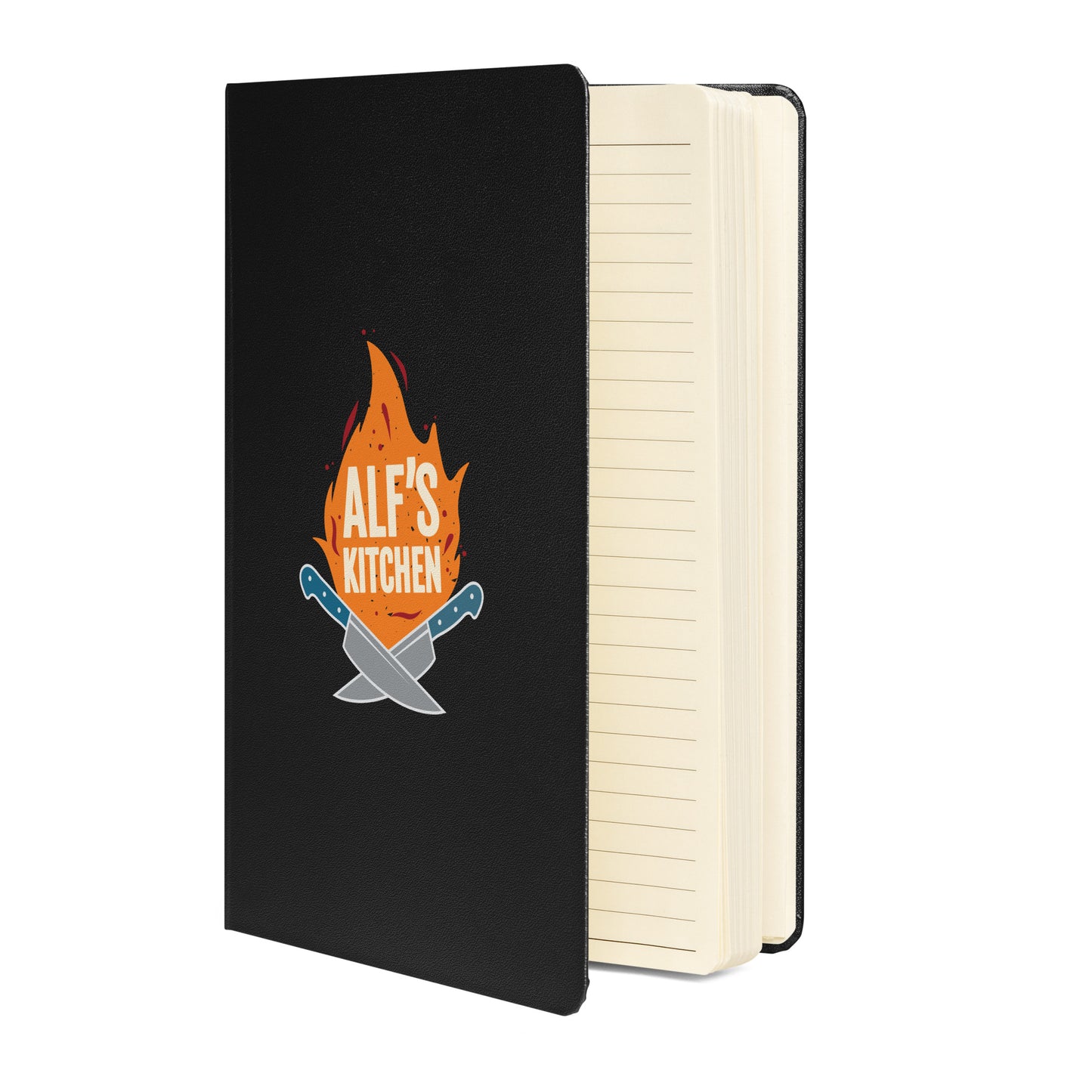 Hardcover bound notebook