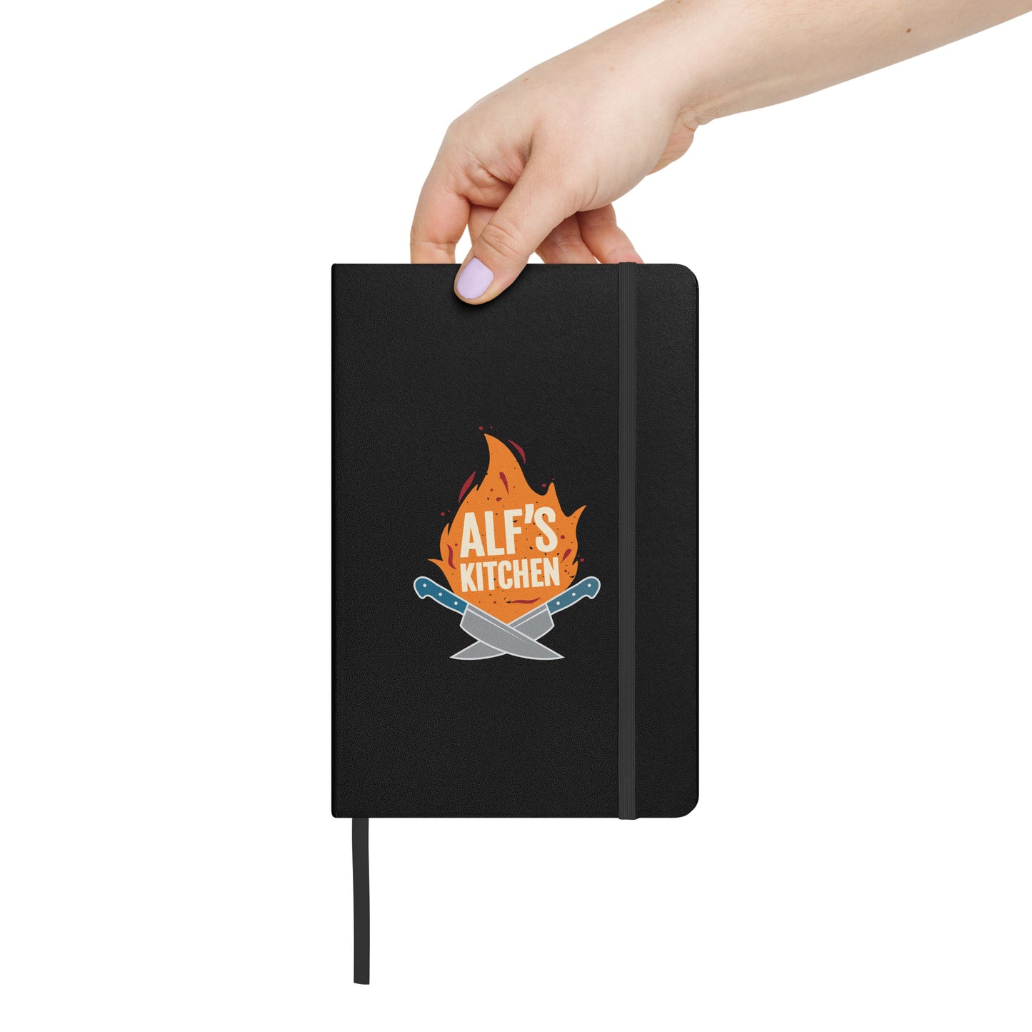 Hardcover bound notebook