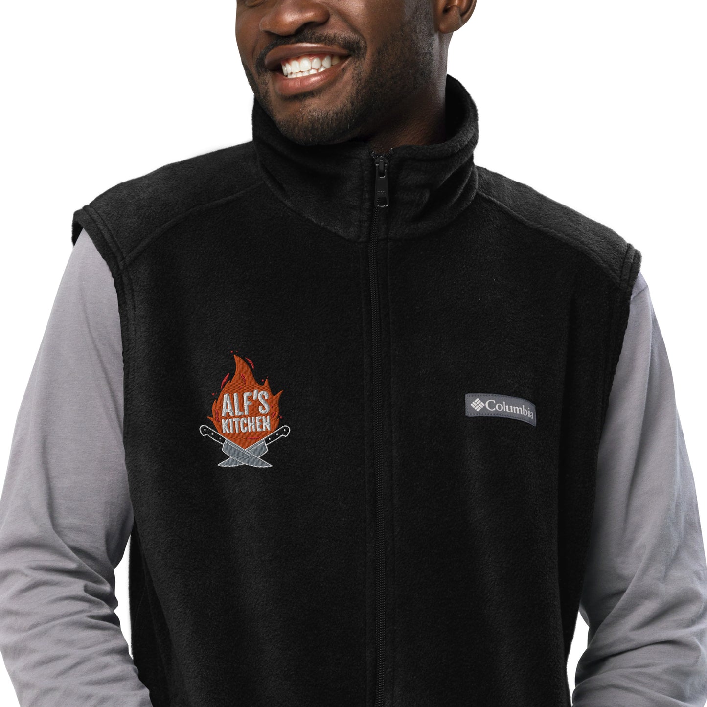 Men’s Columbia fleece vest