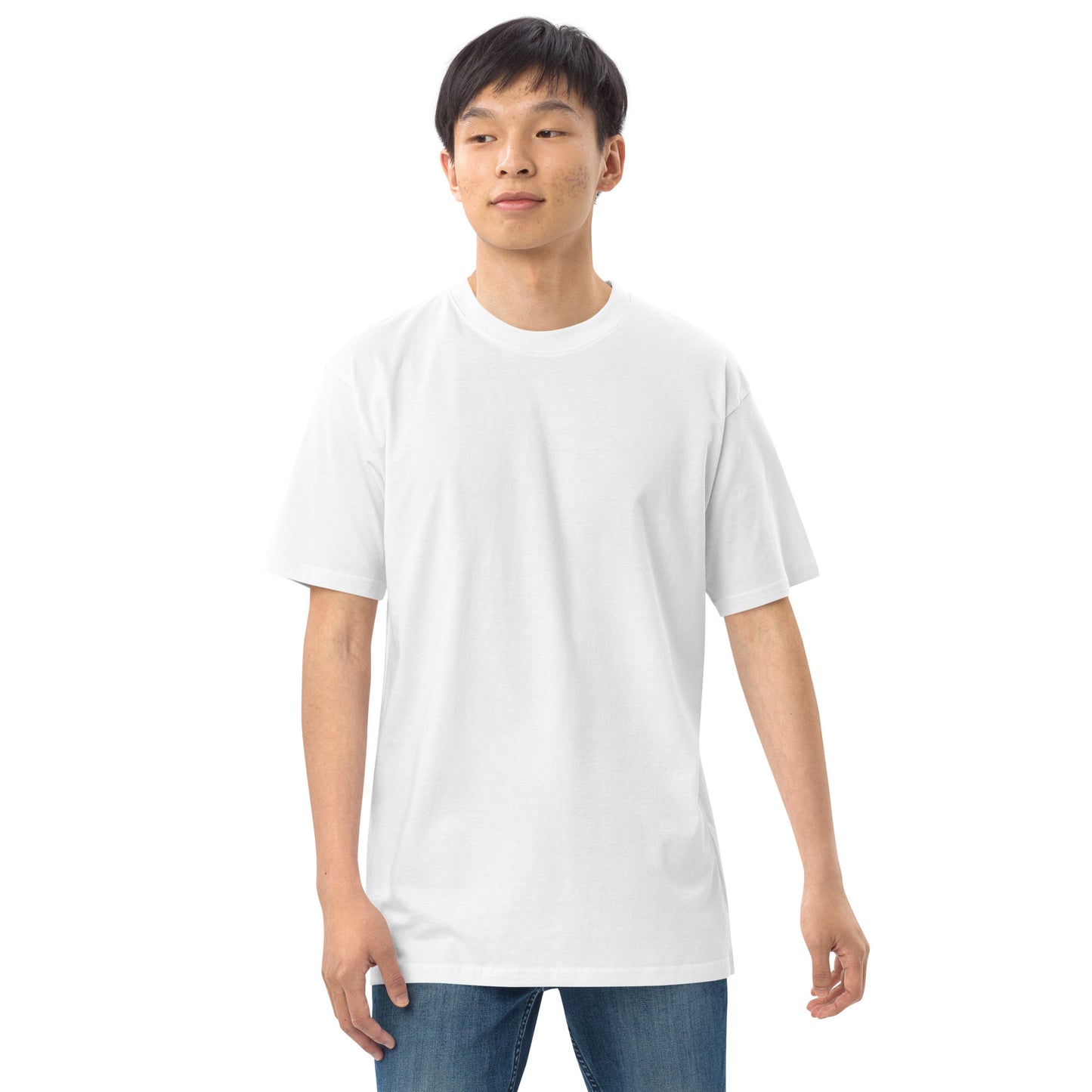 Alf's Kitchen - White Logo - Men’s premium heavyweight tee