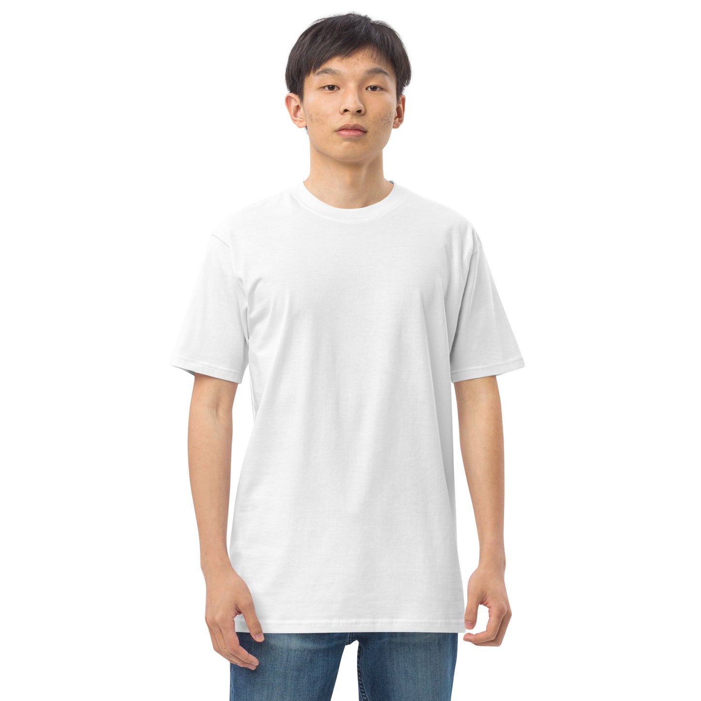 Alf's Kitchen - White Logo - Men’s premium heavyweight tee