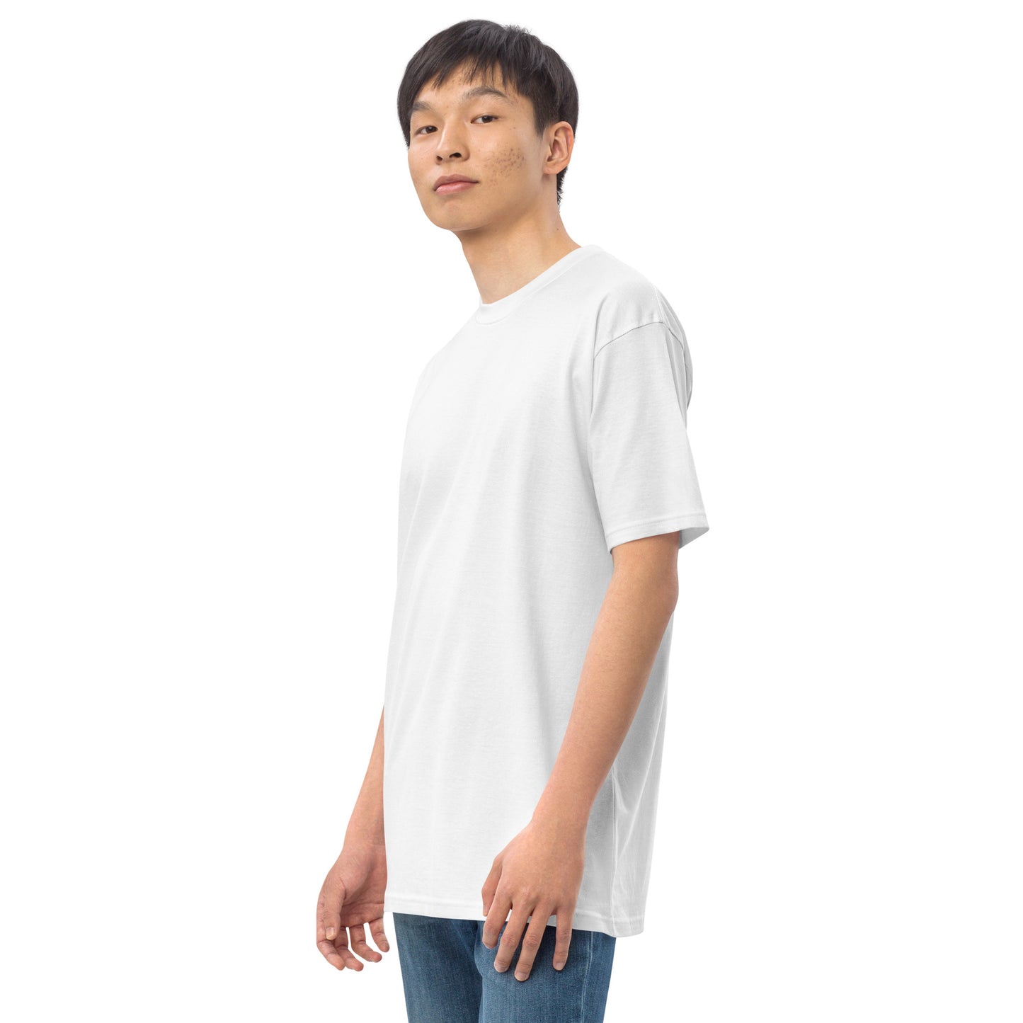 Alf's Kitchen - White Logo - Men’s premium heavyweight tee