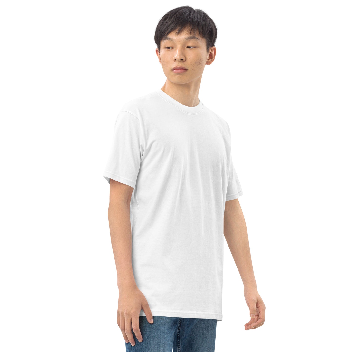 Alf's Kitchen - White Logo - Men’s premium heavyweight tee