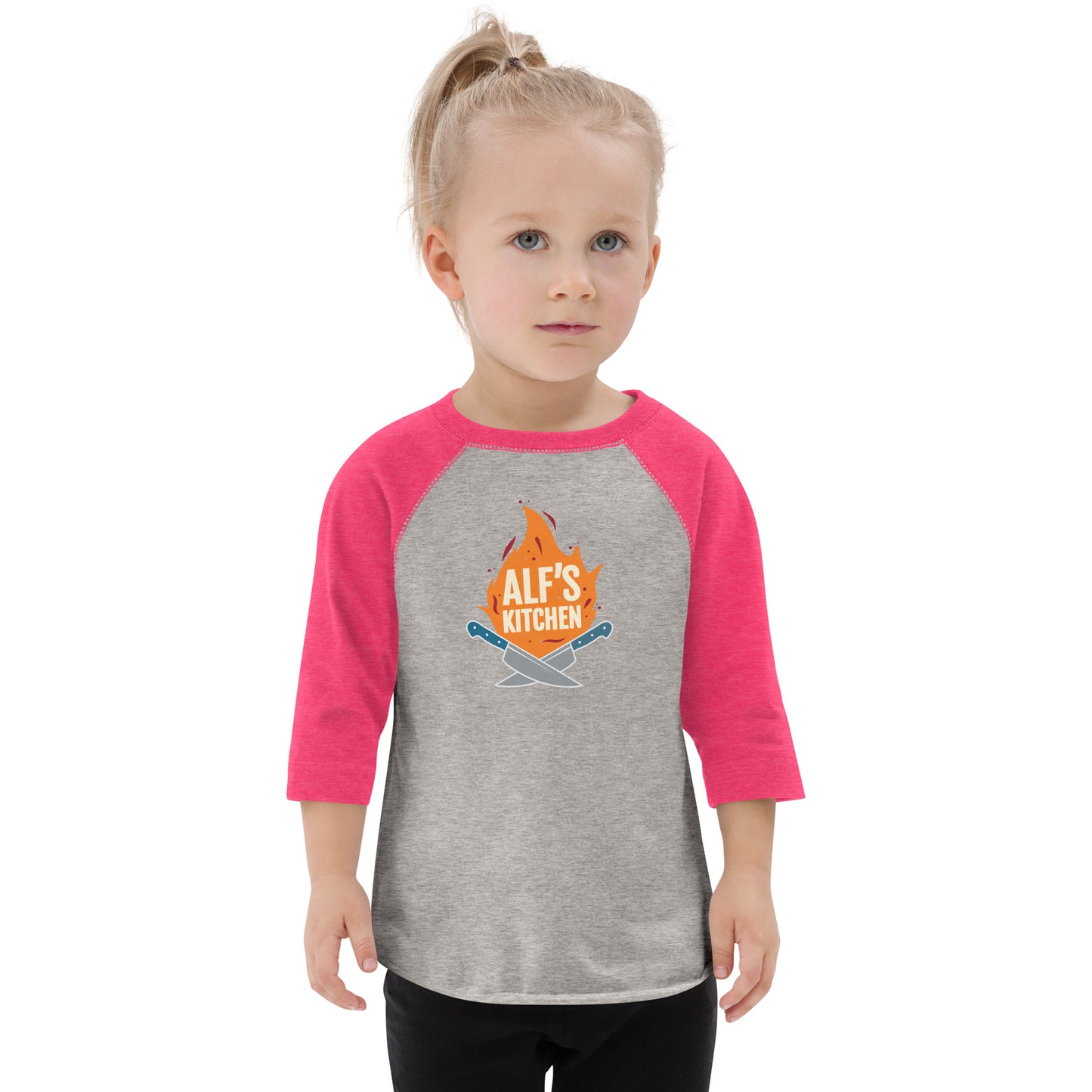 Alf's Kitchen - Toddler baseball shirt