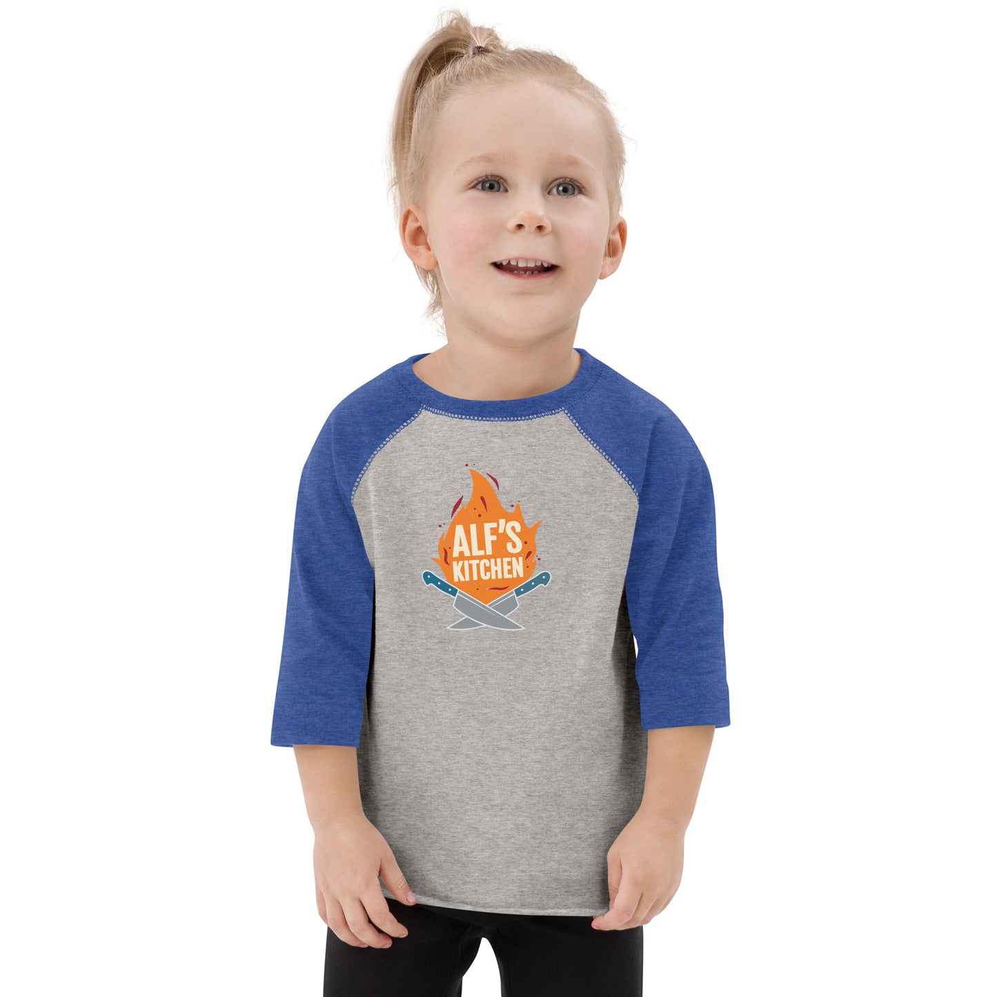 Alf's Kitchen - Toddler baseball shirt