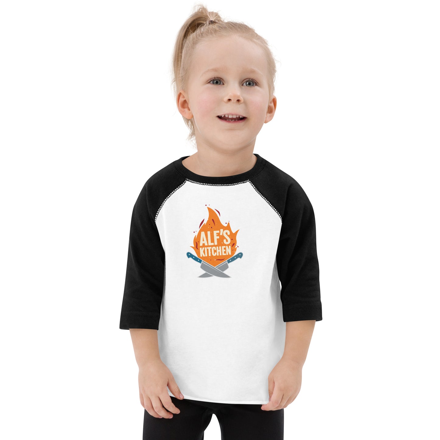 Alf's Kitchen - Toddler baseball shirt