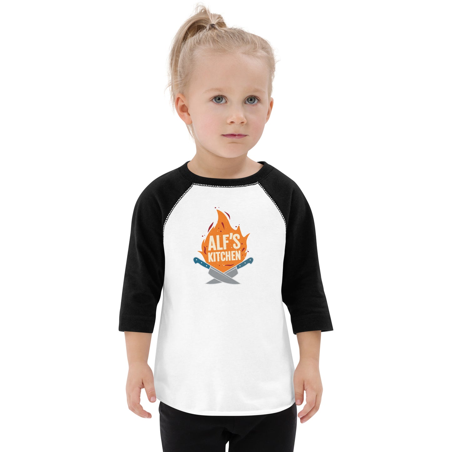 Alf's Kitchen - Toddler baseball shirt