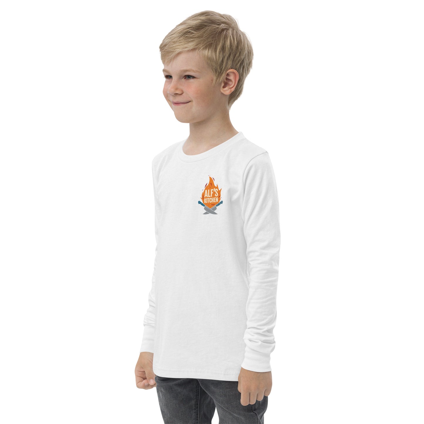 Alf's Kitchen - Youth long sleeve tee